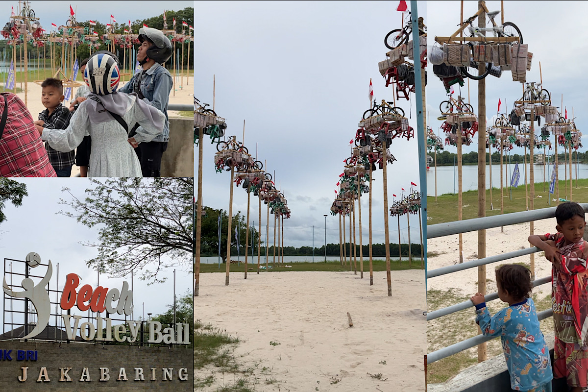 ANTUSIAS, Peserta Panjat Pinang 80 Pohon di Jakabaring Sudah Full, Semua Dicover Asuransi