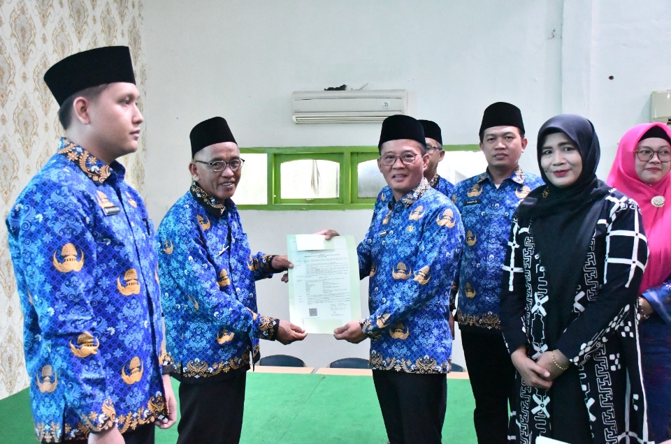 280 PPPK Kemenag Sumsel Terima SK, Tertua 56 Tahun dan Termuda 22