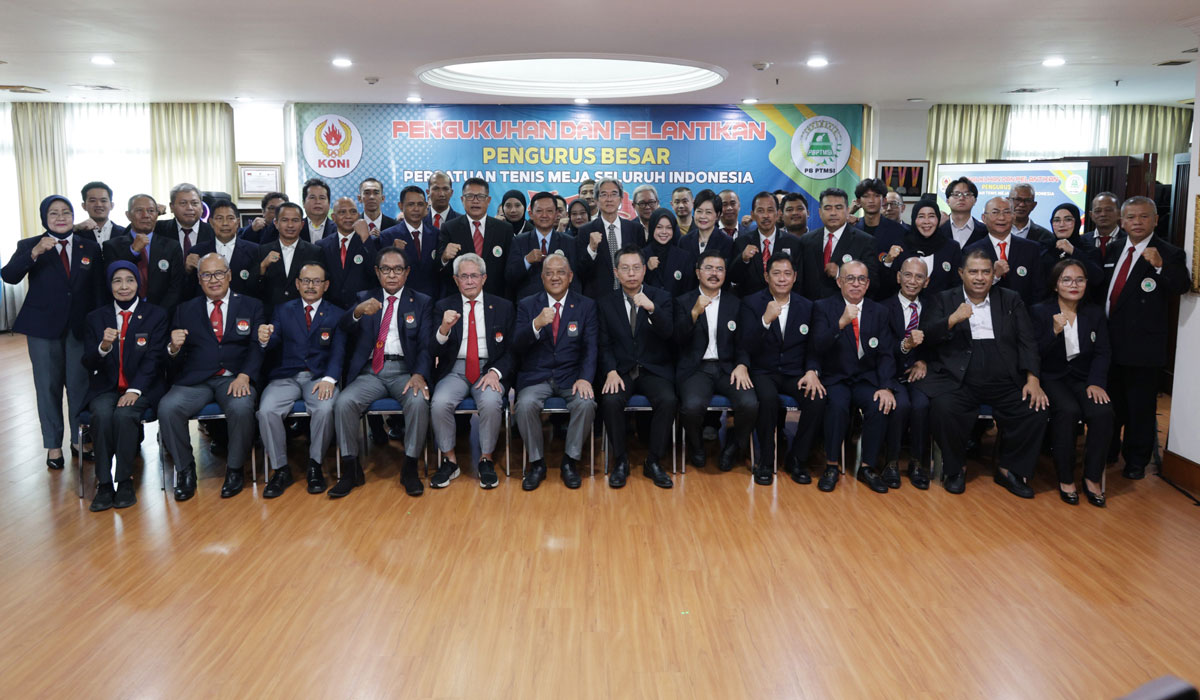 Lantik Pengurus PB PTMSI, ini Pesan Ketum KONI Pusat