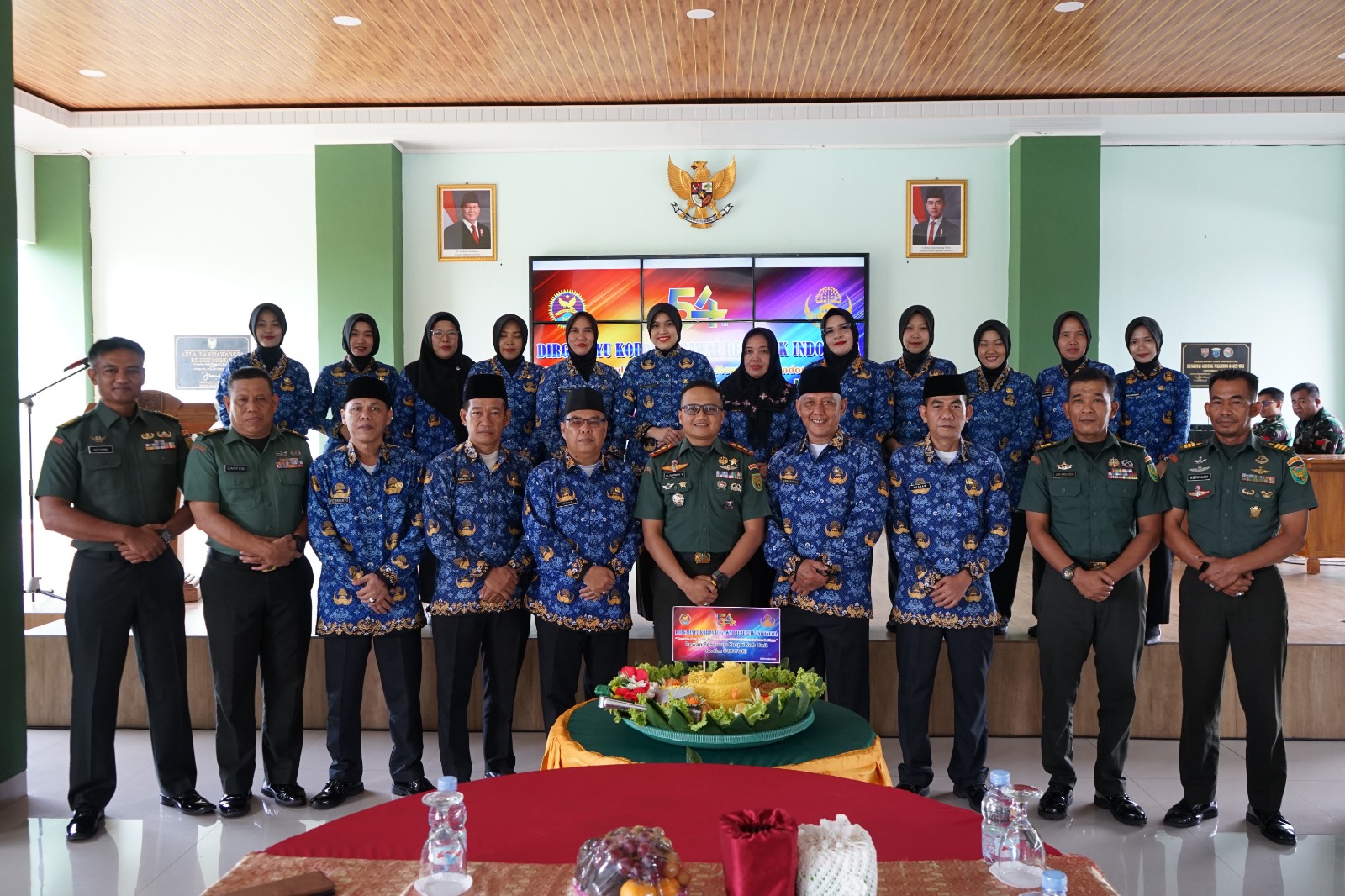 ASN Jaga Kelancaran Administrasi dan Pelayanan, Kodim OKI Rayakan HUT Korpri ke-54