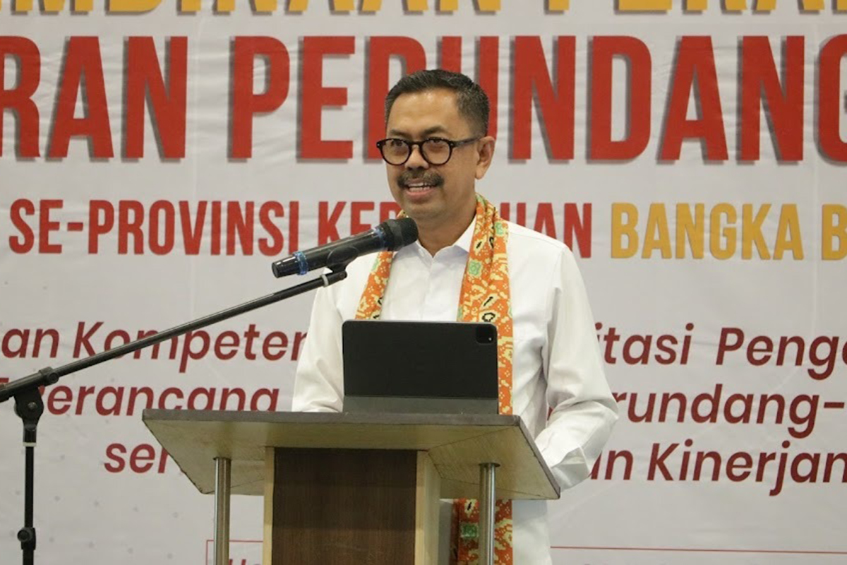 Berikan Penguatan Kepada Perancang Peraturan Perundang-Undangan di Bangka Belitung, Ini Pesan Dirjen Asep Nana