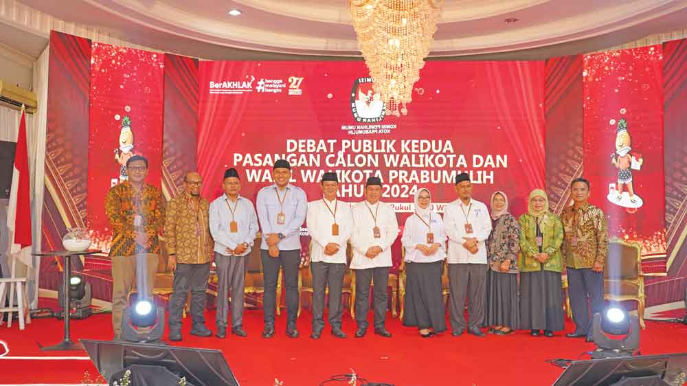 KPU Kota Prabumulih Sukses Gelar Debat Publik Kedua Pilkada 2024