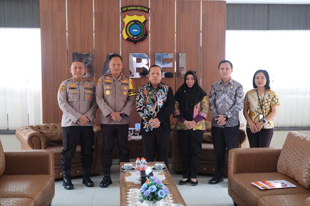 Kakanwil Kemenkumham Babel Kunjungi Polda Babel, Bahas Persiapan SKB Kesamaptaan CPNS 2024