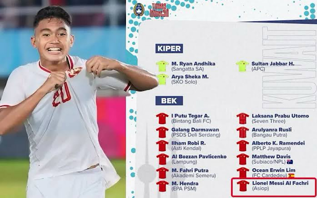 Leonel Messi Dipanggil Timnas Indonesia, Bukan Sebagai Striker Tapi Sebagai Pemain Bertahan     