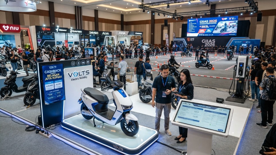 Cashback Motor Listrik GIIAS 2026 Bikin Heboh! Ini Daftar Model Terbaru yang Paling Diburu Pengunjung