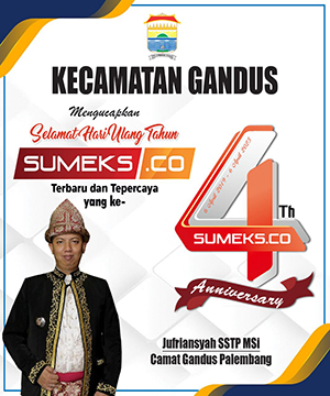 Kecamatan Gandus Mengucapkan Selamat Ulang Tahun Sumeks.co yang Ke-4