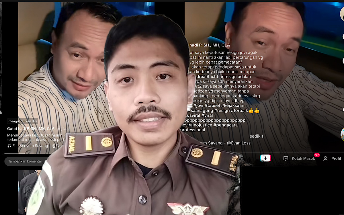 Jaksa Jovi Mundur Dari Kejaksaan Sudah Tepat, Gatot: ‘Itu Saran Saya Dari Dulu Tapi Ditentang Pendukungnya’   