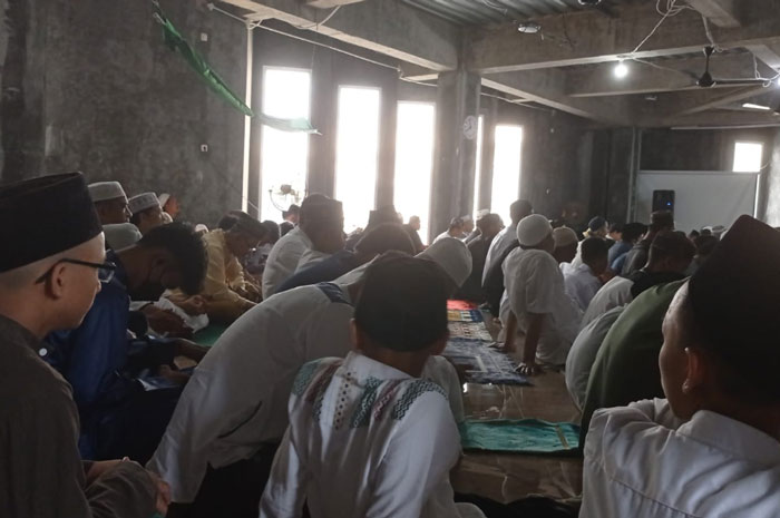Warga Muhammadiyah Banyuasin Laksanakan Salat Ied di Masjid Al Mustanir