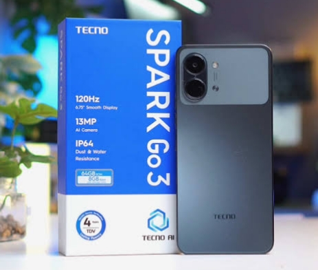 Smartphone Tahan Debu dan Percikan Air Tecno Spark Go 3 Mengusung Performa Mumpuni 