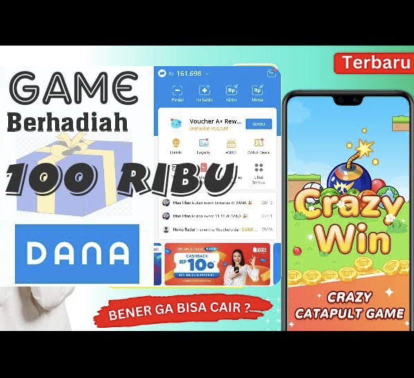 Sikat Sekarang, Main Game 5 Menit Saldo DANA Rp100 Ribu Auto Masuk Rekening Lewat Apk Ini