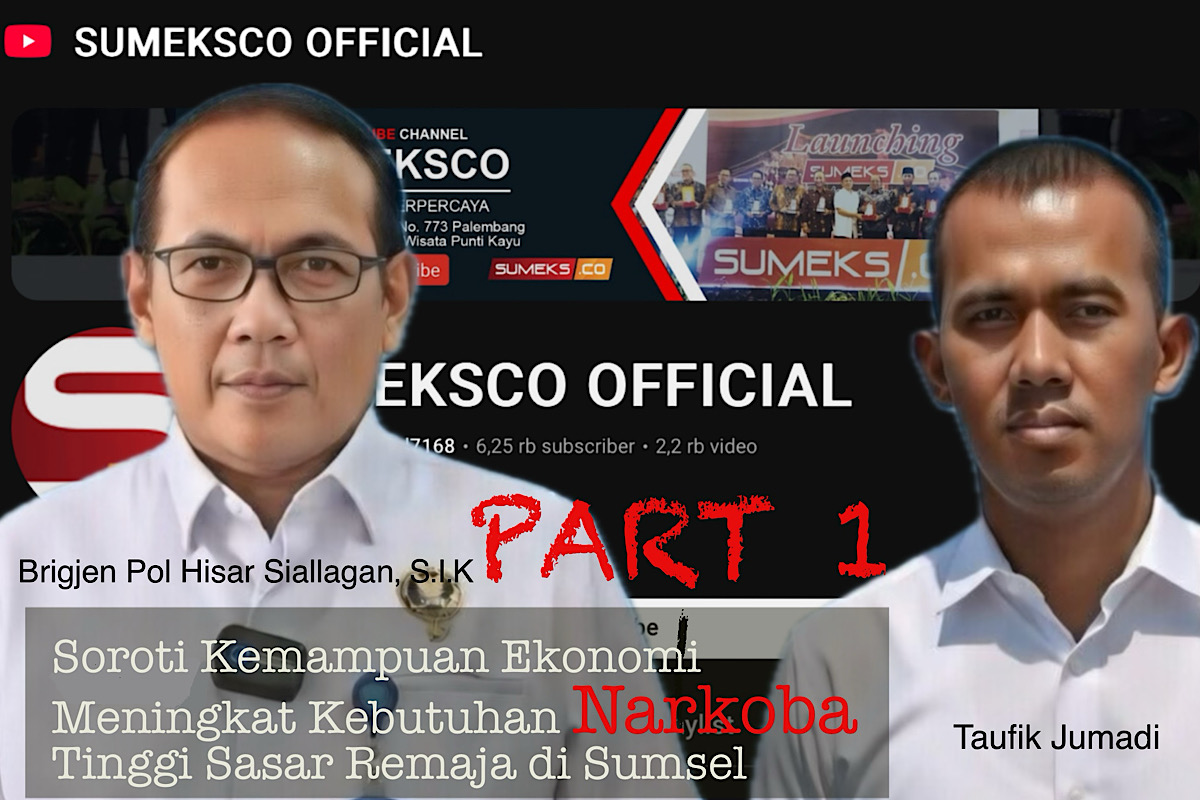 PODCAST SUMEKS.CO: ‘Membasmi Narkoba Ibarat Perang Kebaikan vs Kejahatan Yang Tak Pernah Ada Ujungnya’