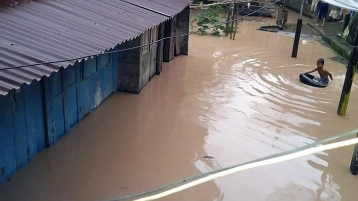 Sebagian Rumah di Desa Pelawe Terendam Banjir