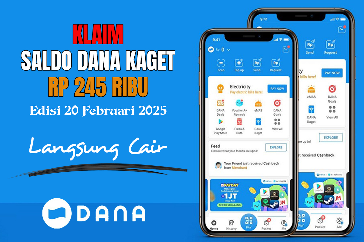 KLIK SEKARANG! Link DANA Kaget Paling Baru Hari Ini Berhadiah Saldo Gratis Rp245.000