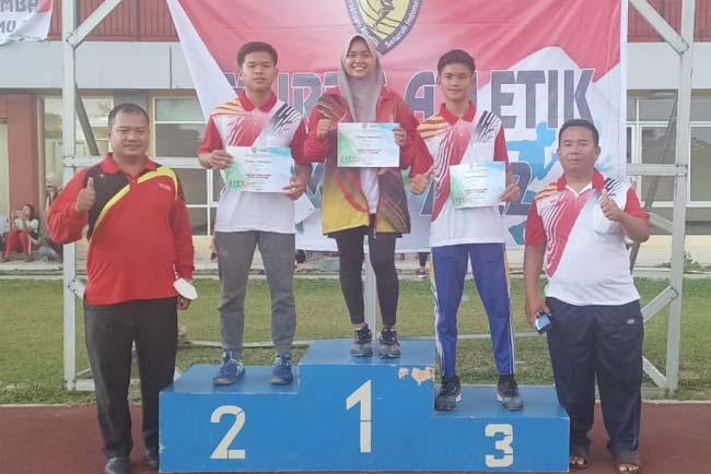 Atletik Muratara Raih 12 Medali di Kejurda Sumsel