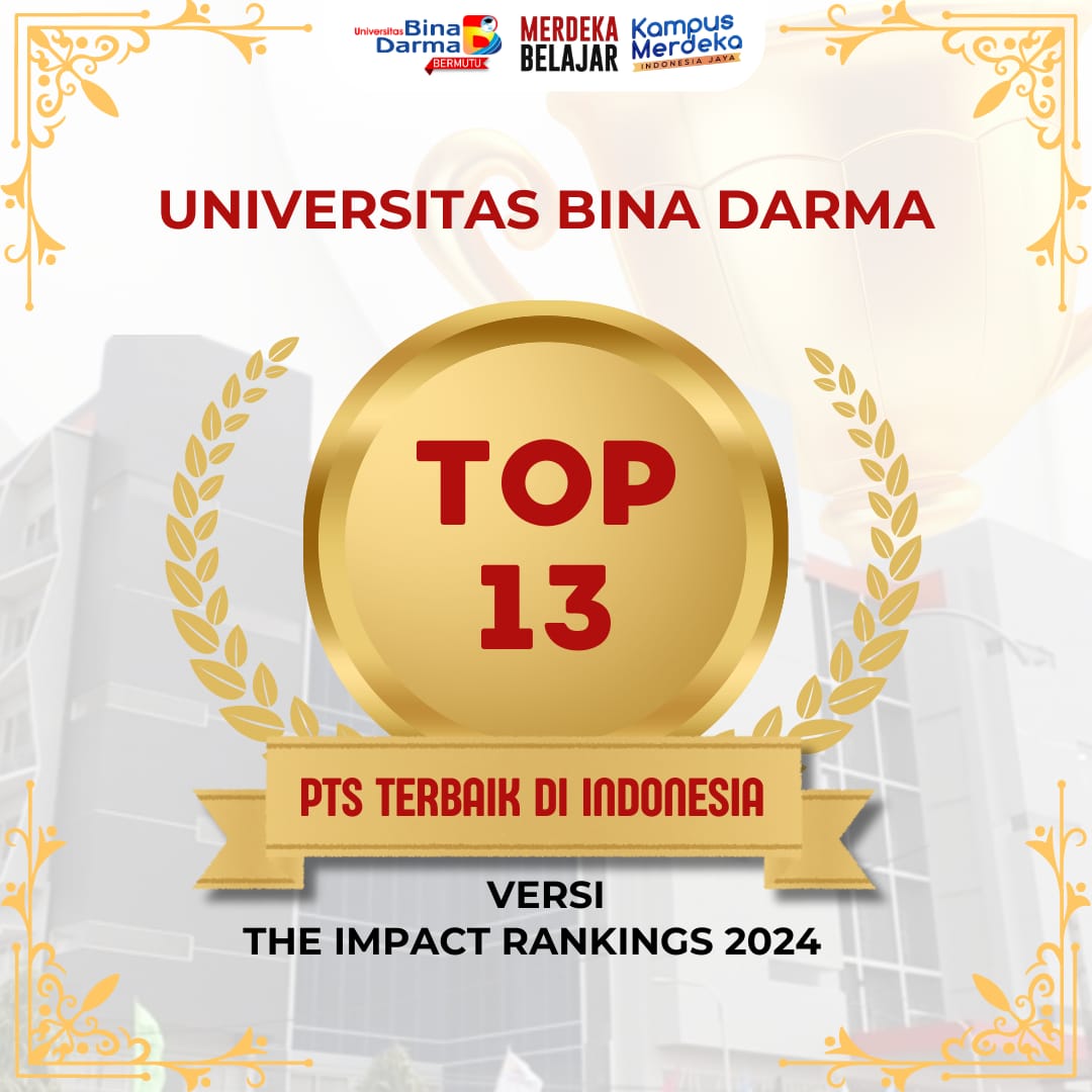 THE Impact Rankings 2024, Universitas Bina Darma Raih Peringkat Luar Biasa