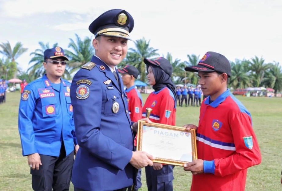 2.410 Relawan Pemadam Kebakaran Kabupaten Ogan Ilir Dikukuhkan Bupati Ogan Ilir