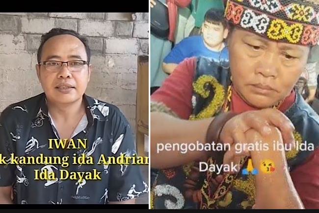 Kontan Disemprot Netizen, Pria yang Ngaku Adik Ida Dayak, Lho Selama Ini Kemana Aja, Kenapa Gak Telepon Aja! 