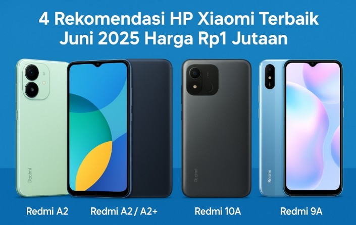 4 Rekomendasi HP Xiaomi Terbaik Juni 2025, Harga Mulai Rp1 Jutaan: Cocok untuk Pelajar dan Pengguna Pemula
