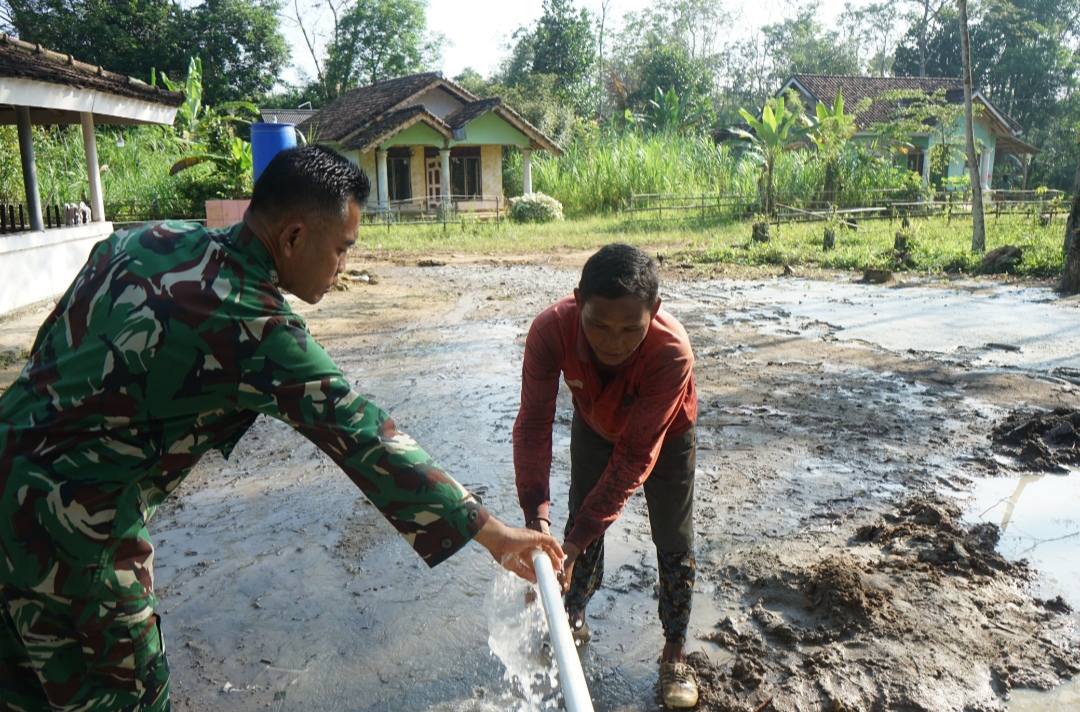 5 Titik Sumur Bor Selesai, Warga Desa Pematang Sukatani Nikmati Air Bersih Program TMMD 