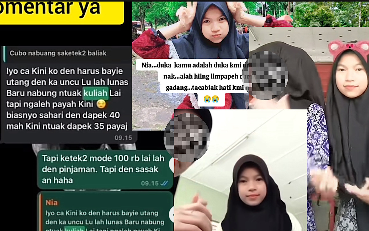 SEDIH, Chat Terakhir Nia Kurnia Sari Berisi Curhatan Pada Teman, Jualan Gorengan Sepi Ingin Nabung Buat Kuliah