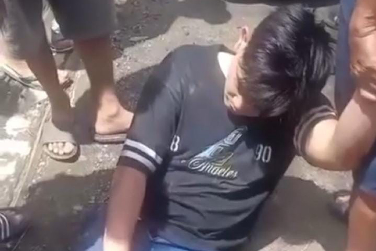 Ditangkap Warga, Maling Motor Akting Pingsan