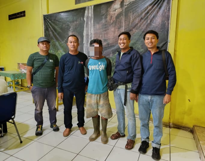 Polairud Polres OKI Tangkap Pengedar Narkoba di Dermaga Desa Simpang Tiga Jaya