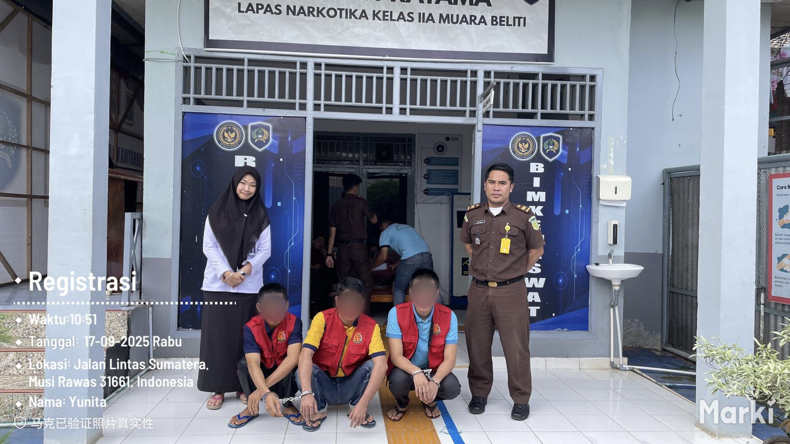 Lapas Narkotika Kelas IIA Muara Beliti Fasilitasi Kejari Lubuklinggau dalam Sidang Tahanan Titipan