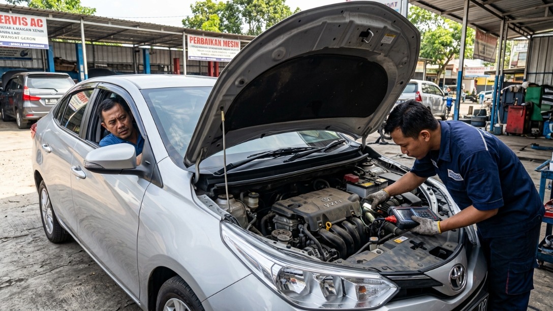 AC Mobil Baru Dinyalakan Mesin Malah Brebet? Perhatikan 7 Penyebab
