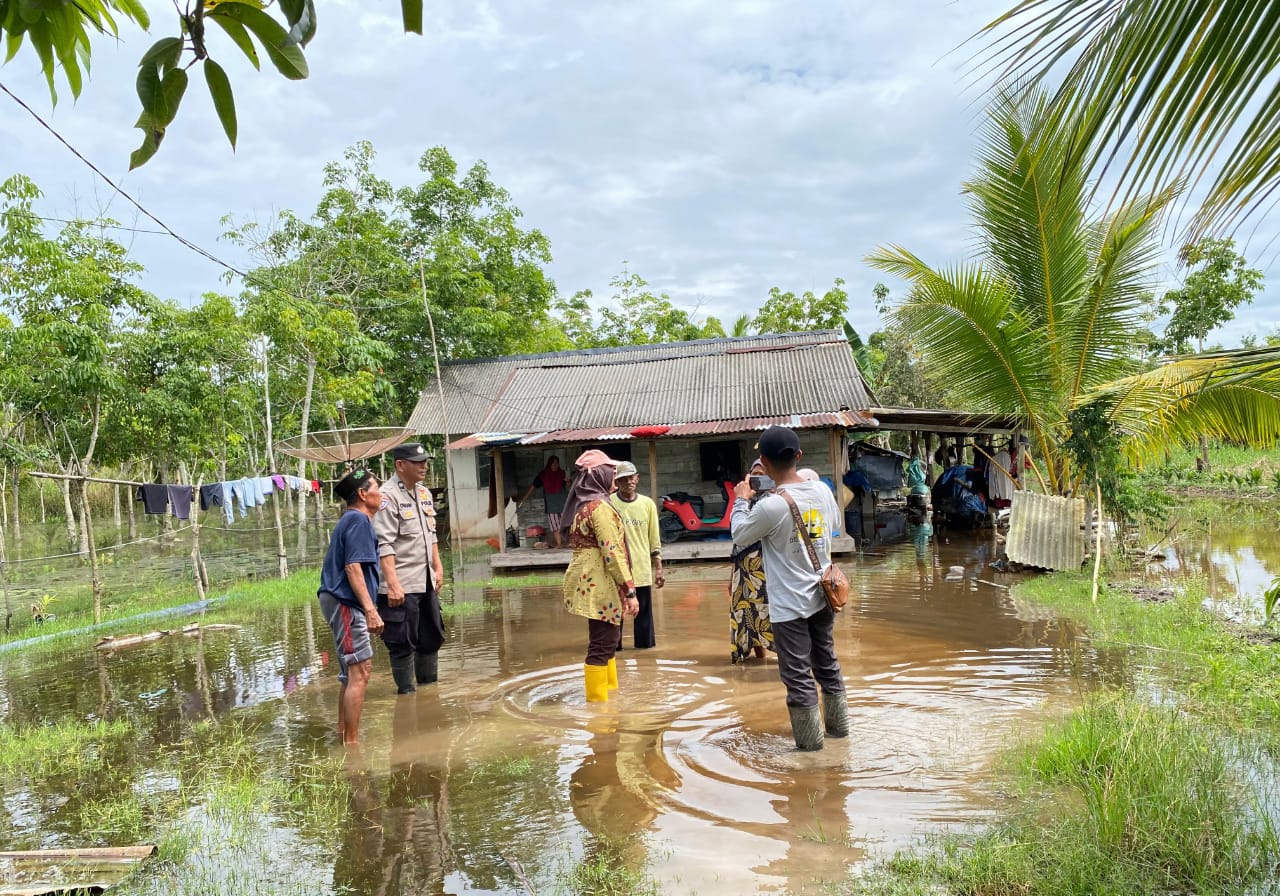 2 Desa di Kecamatan Sungai Menang OKI Terendam Banjir