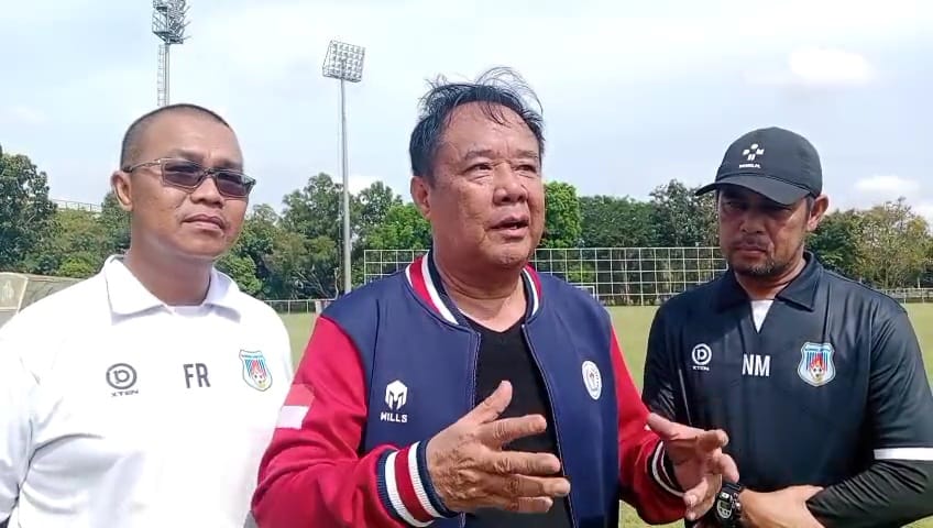 Presiden Klub Sumsel United Hadir Langsung di Sesi Latihan Beri Motivasi, Instruksi Khusus Pelatih dan Pemain 