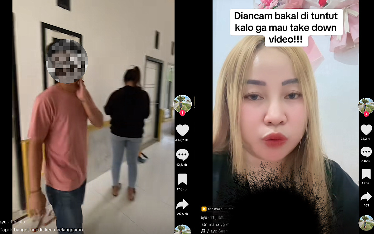 Viral, Video Istri Sah Dibandingkan Sama Cewek LC Karaoke, Ayu Mau Dituntut Kalau Tidak Take Down Video     