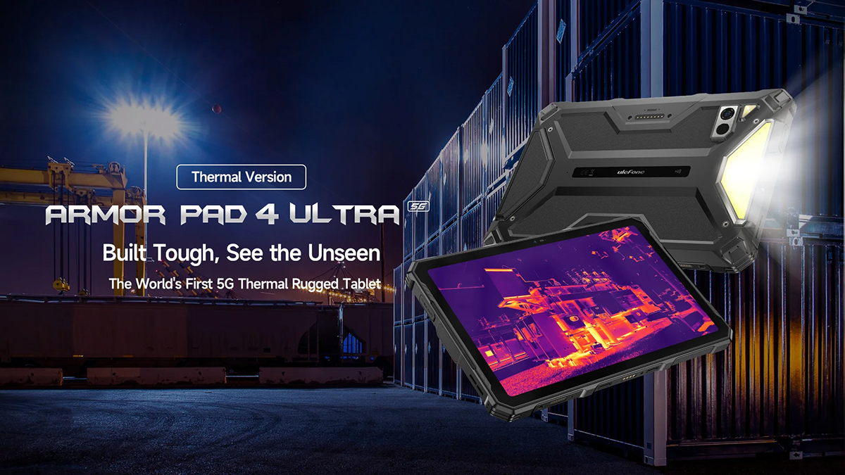 Ulefone Luncurkan Armor Pad 4 Ultra Series, Tablet Rugged 5G Pertama dengan Kamera Thermal di Dunia