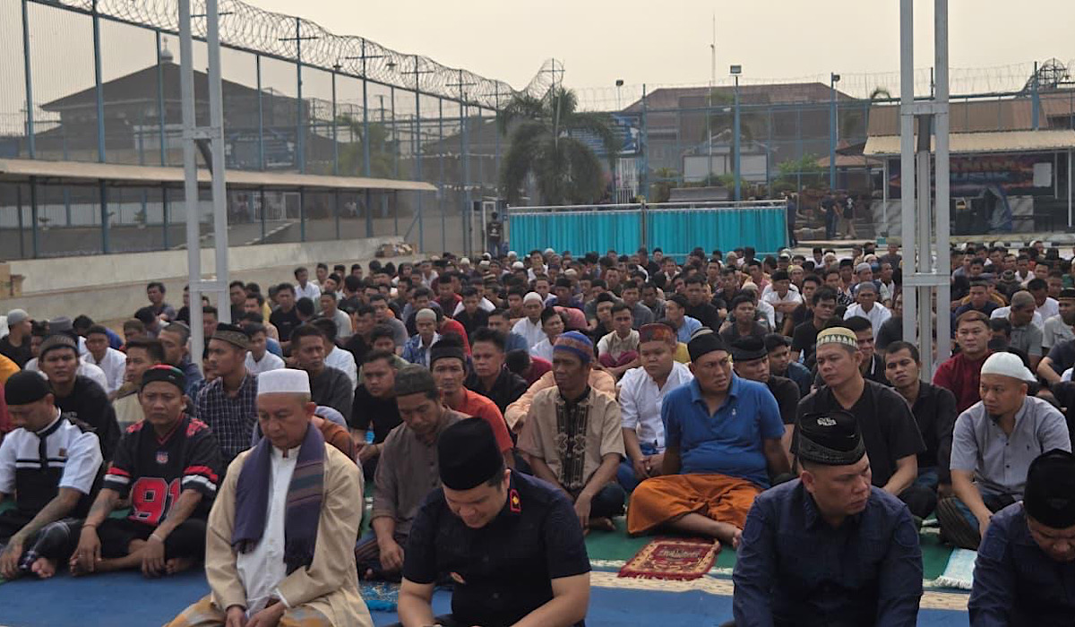 Ribuan Napi Ikut Salat Istisqa, Sumur Bor Lapas Muara Enim Kering 
