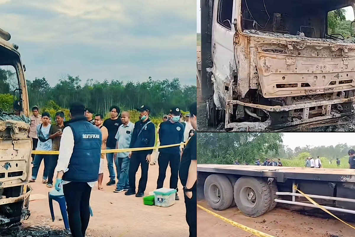 Solidaritas Sopir Minta Usut Tuntas, Siapa Bakar Truk Bersama Sopirnya di Kebun Tebu Ogan Ilir? 