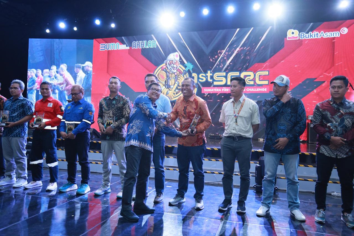 Prestasi Gemilang! PTBA Borong Penghargaan di Kompetisi Sumatera Fire Rescue Challenge