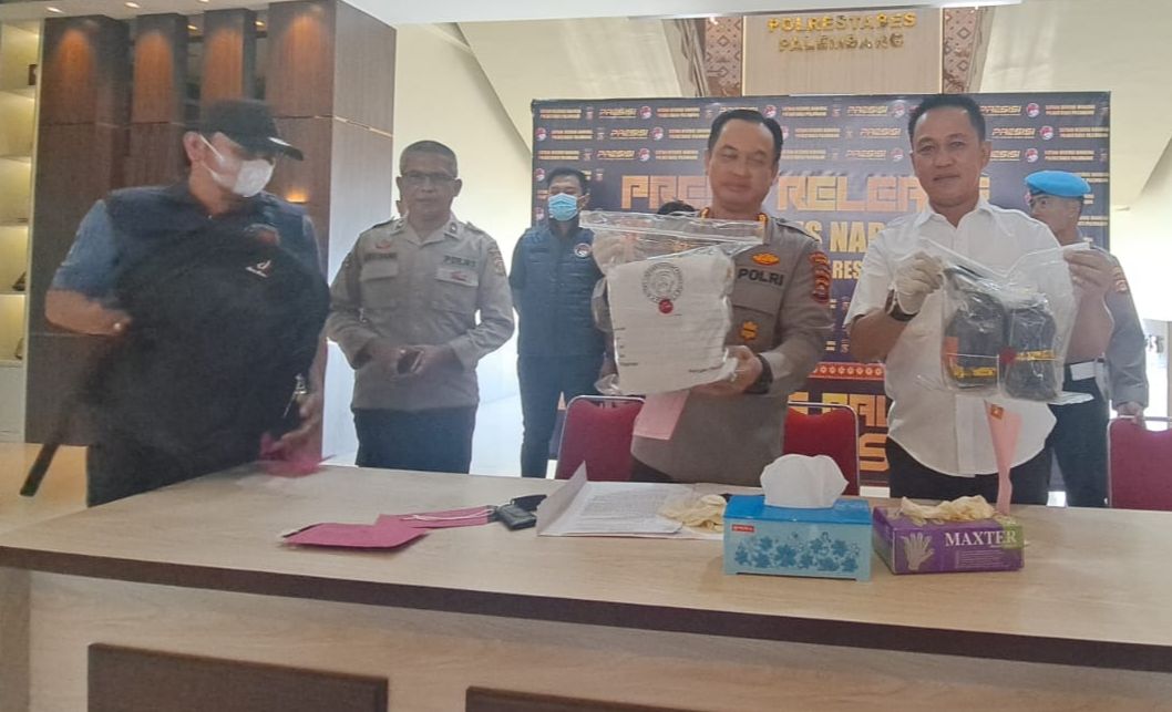 Kurir Narkoba Asal Betung Ditangkap di Jalan Kebun Sayur Palembang, Polisi Amankan 5,3 Kilogram Sabu