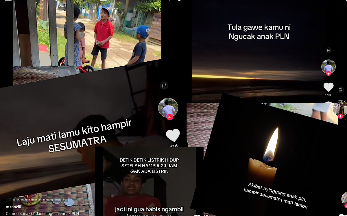 Listrik Padam di Sumatera Video ‘Bapakku PLN Mau Apa Lu’ Kembali Viral, Netizen: Buru-buru Sepulau Minta Maaf