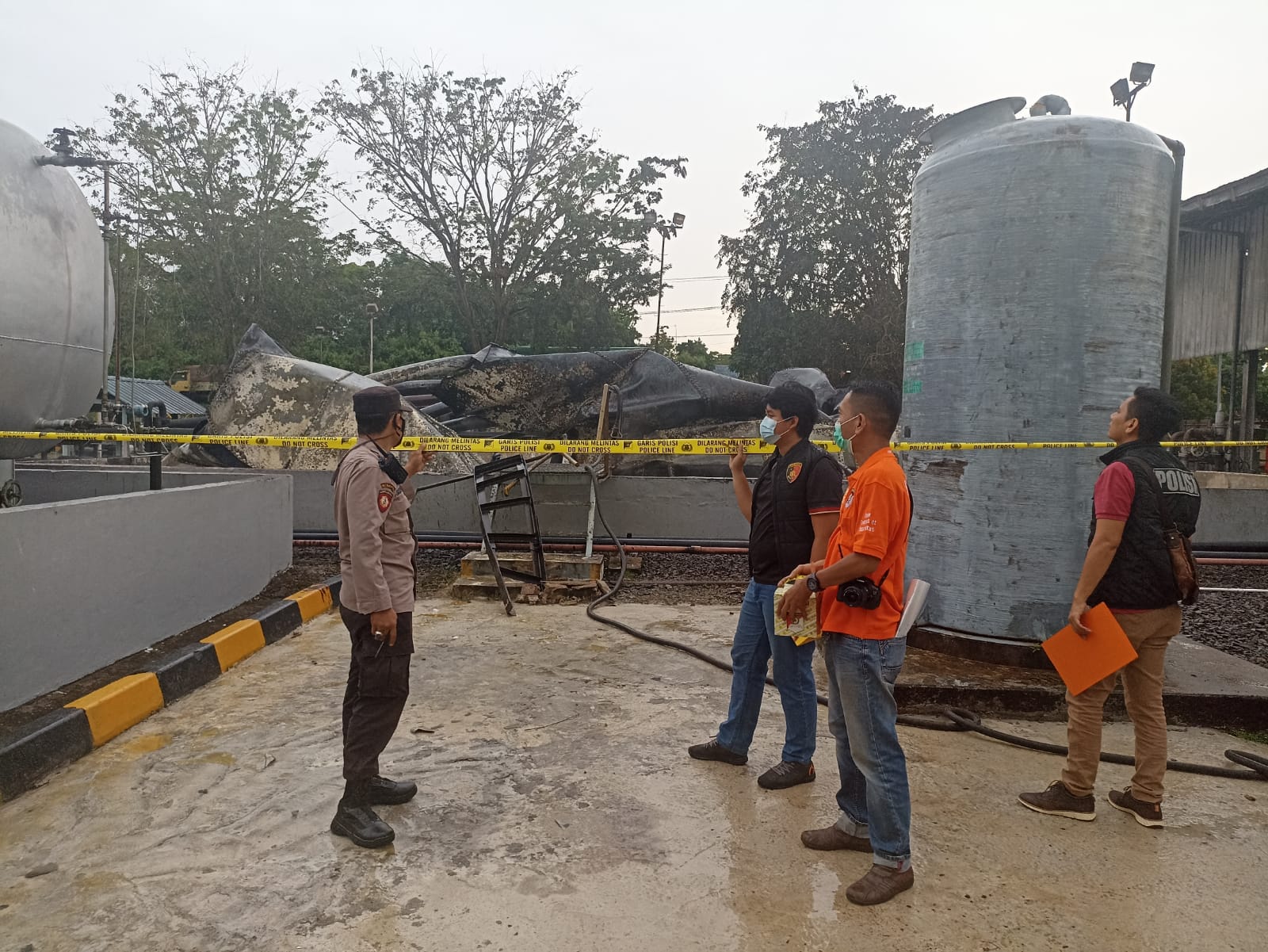 Pertagas Sigap Atasi Insiden Booster Station Km 77 Lubuk Karet Banyuasin