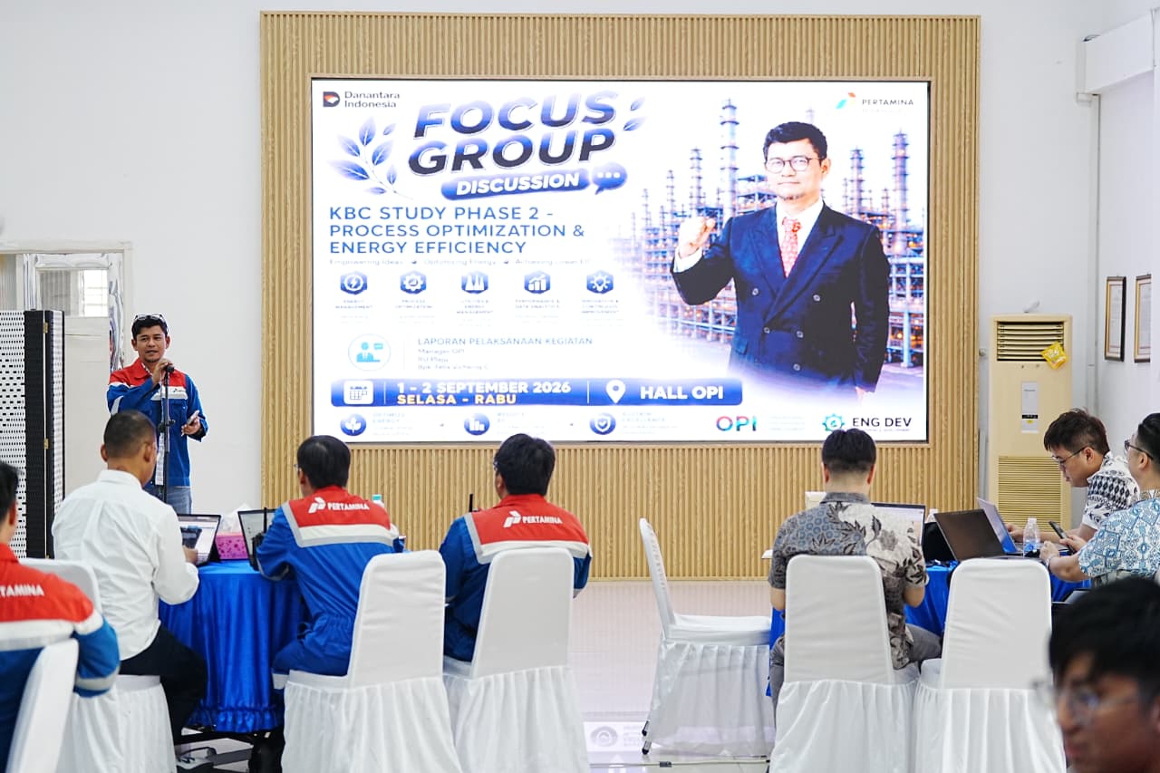 FGD Kilang Plaju, Tingkatkan Operasi dan Efisiensi Energi