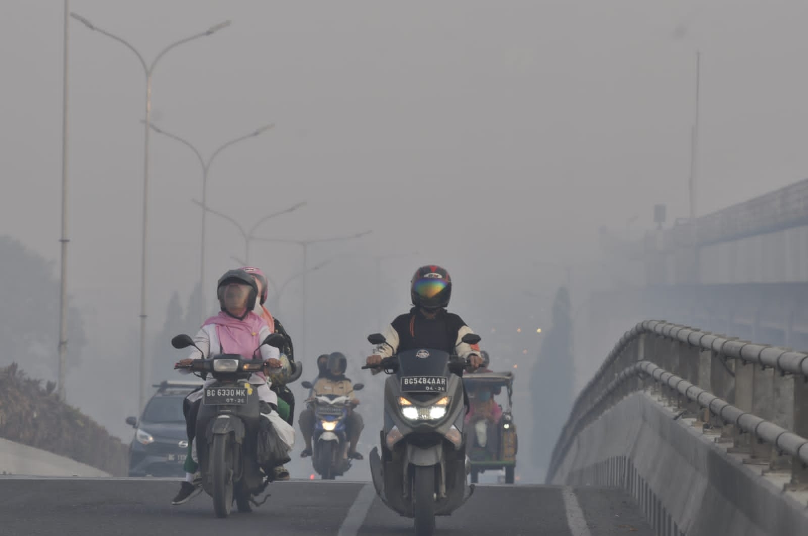 Kualitas Udara di Palembang Hari Ini Tidak Sehat, Wilayah Bukit Kecil Terburuk