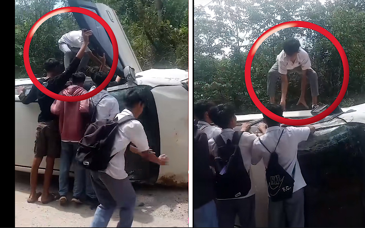 Viral Anak SMA Sigap Bantu Korban Kecelakaan Tragis di Membawah Hulu, Sebab Gercep Korban Cepat Tertolong