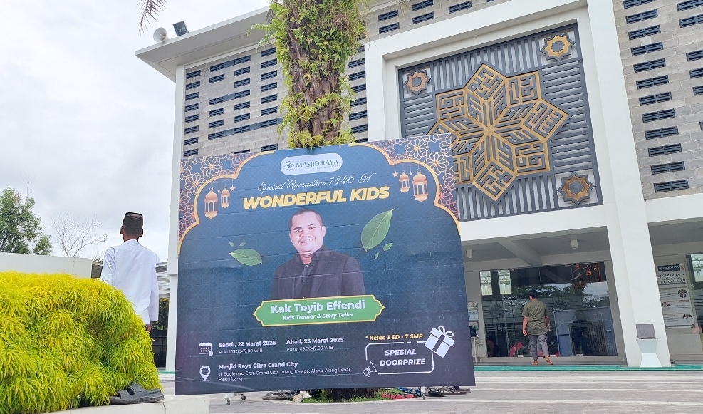 Raih Berkah Ramadhan! Ayo Ikuti Wonderful Kids Bersama Kak Toyib di Masjid Raya CGC