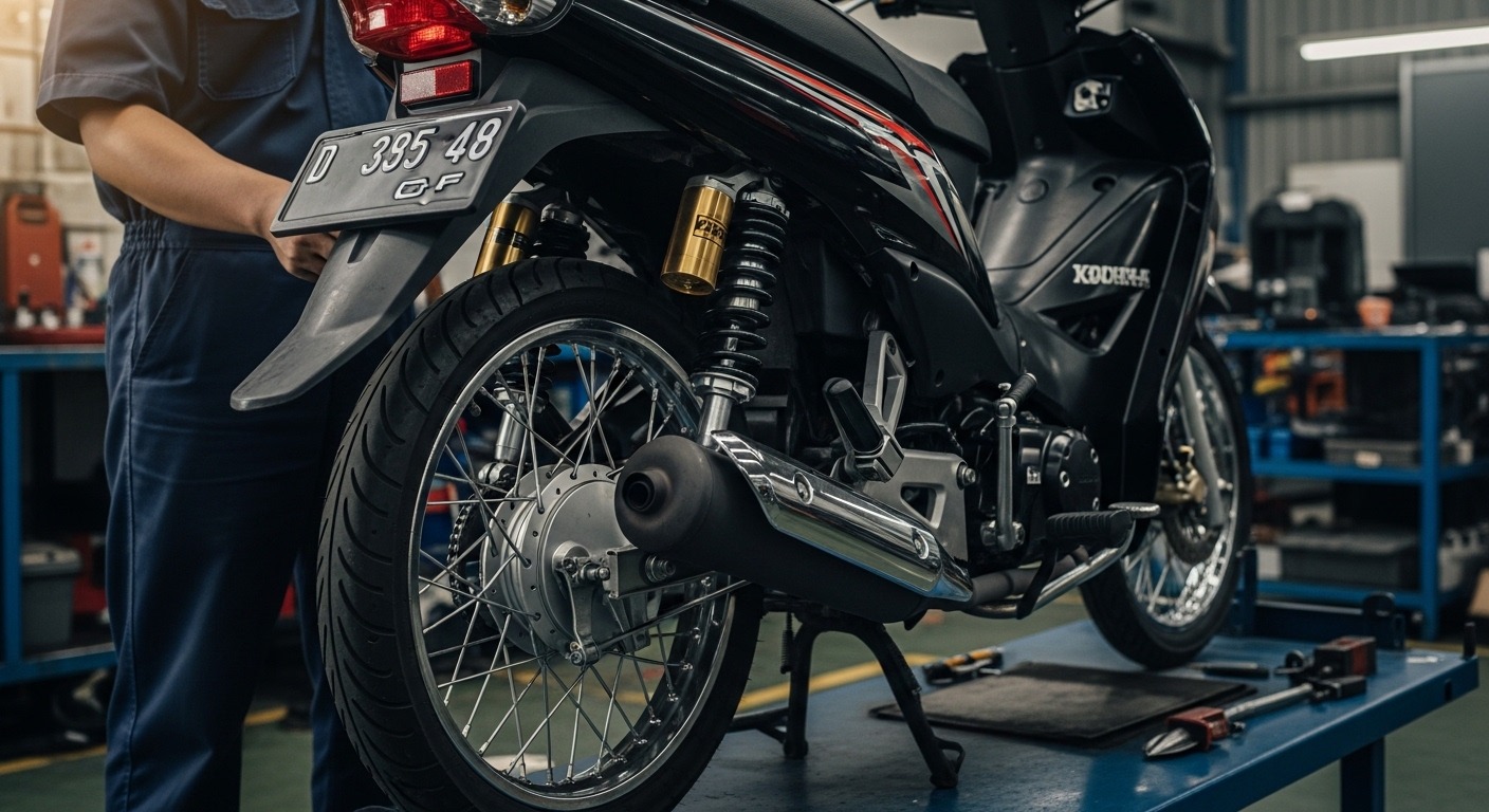 Mengapa Shockbreaker Belakang Motor Matic Sering Mati Sebelah? Ini Penyebab dan Cara Mengatasinya