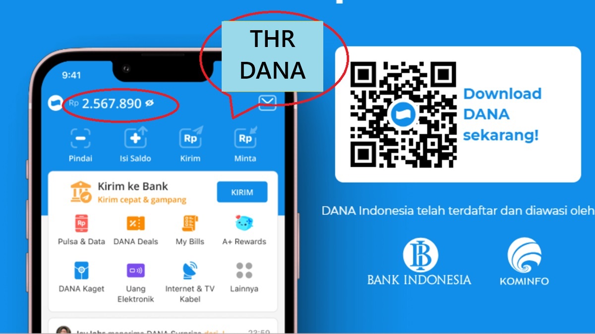 THR Belum Cair? Sikat Saldo Gratis Rp50.000 dari Klaim Link DANA Kaget