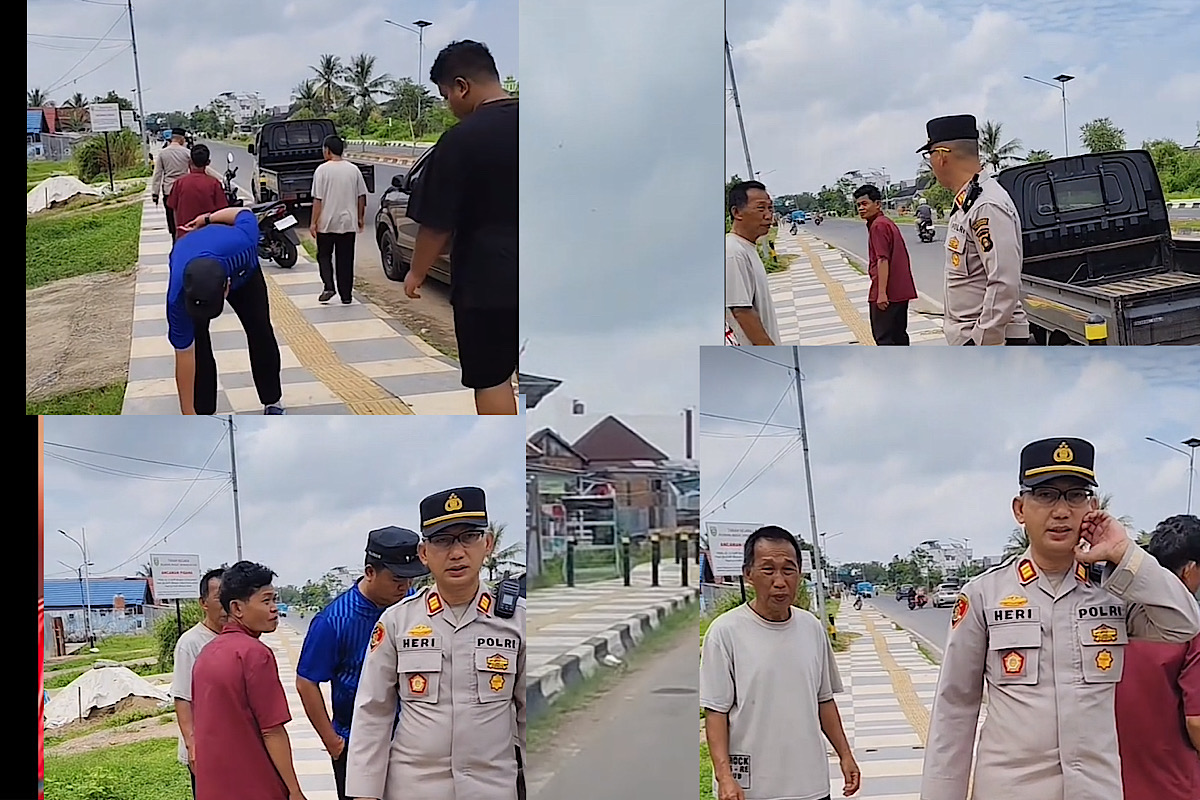 Terungkap, Pembatas Trotoar Jalan Menuju Jembatan Musi VI Dipreteli Sontoloyo Tak Bisa Dijual