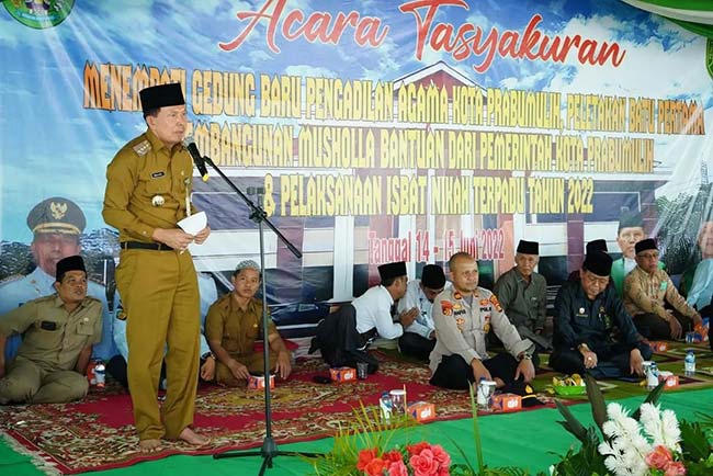 Ridho Yahya Hadiri Isbat Nikah Gratis hingga Bangun Musala di Kantor Pengadilan Agama