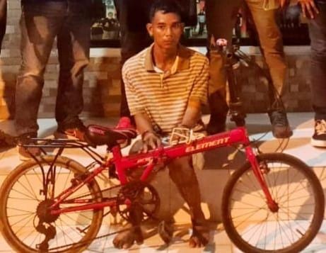Curi Sepeda Lipat, Pitek Ditangkap Polisi 