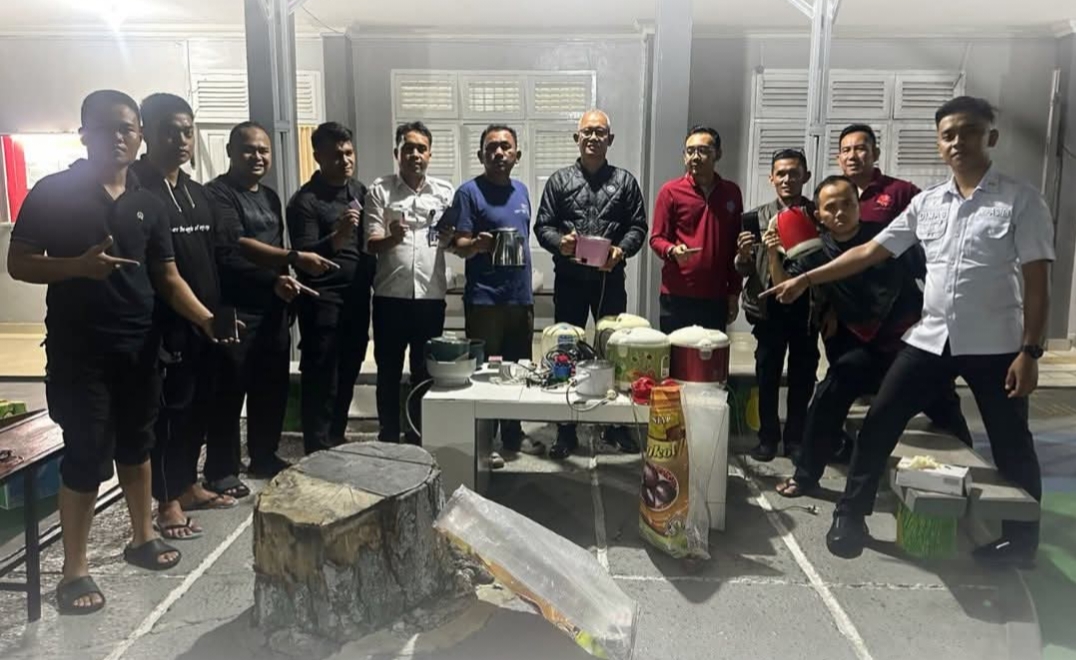 Aksi Sigap Dini Hari, Petugas Lapas Tanjung Raja Ogan Ilir Amankan Barang Terlarang