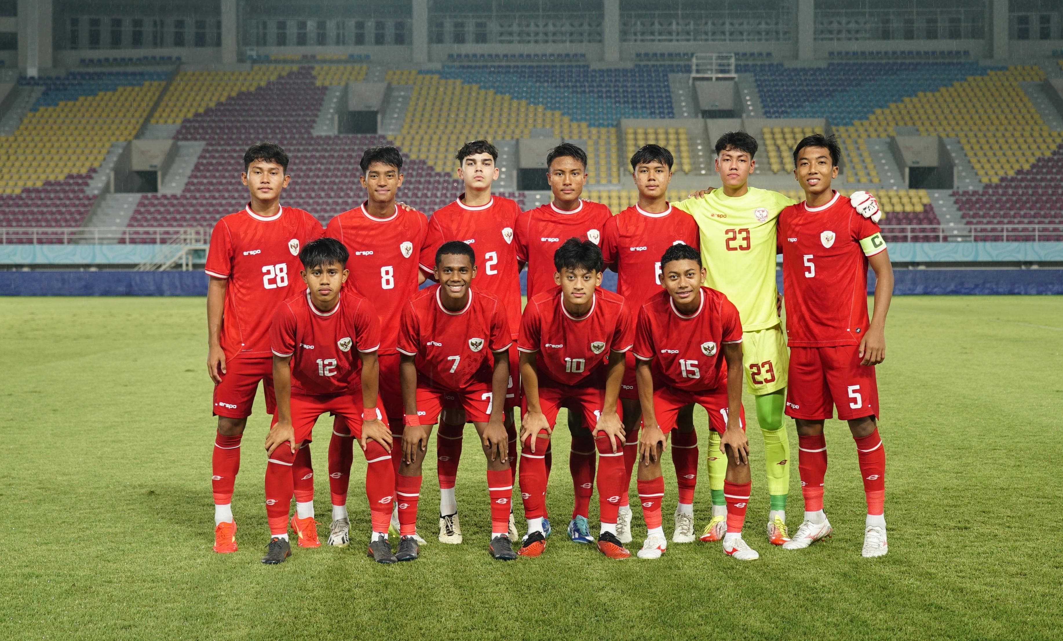 Indonesia Hantam Singapura 3-0 di Laga Perdana ASEAN U-16 Boys Championship
