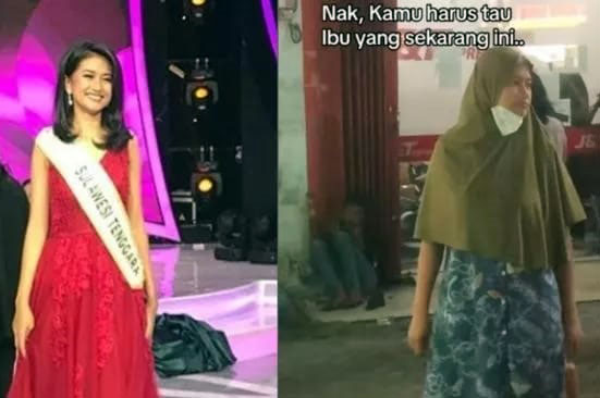 Emak-Emak Berdaster Lusuh di Tempat Main Anak Bikin Heboh, Ternyata Mantan Finalis Miss Indonesia 2018